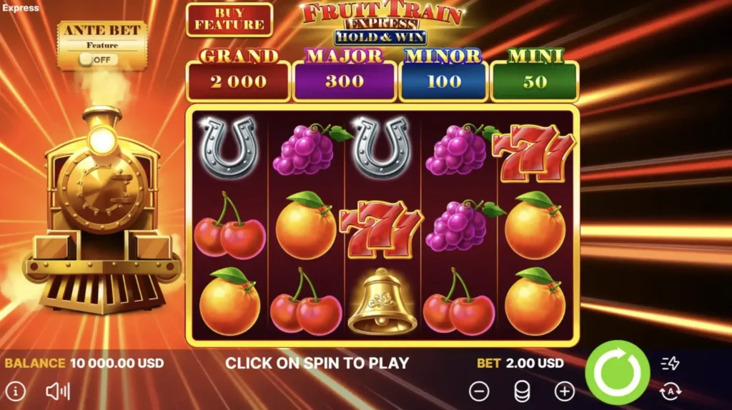 Rony Casino Fruit Train Slot